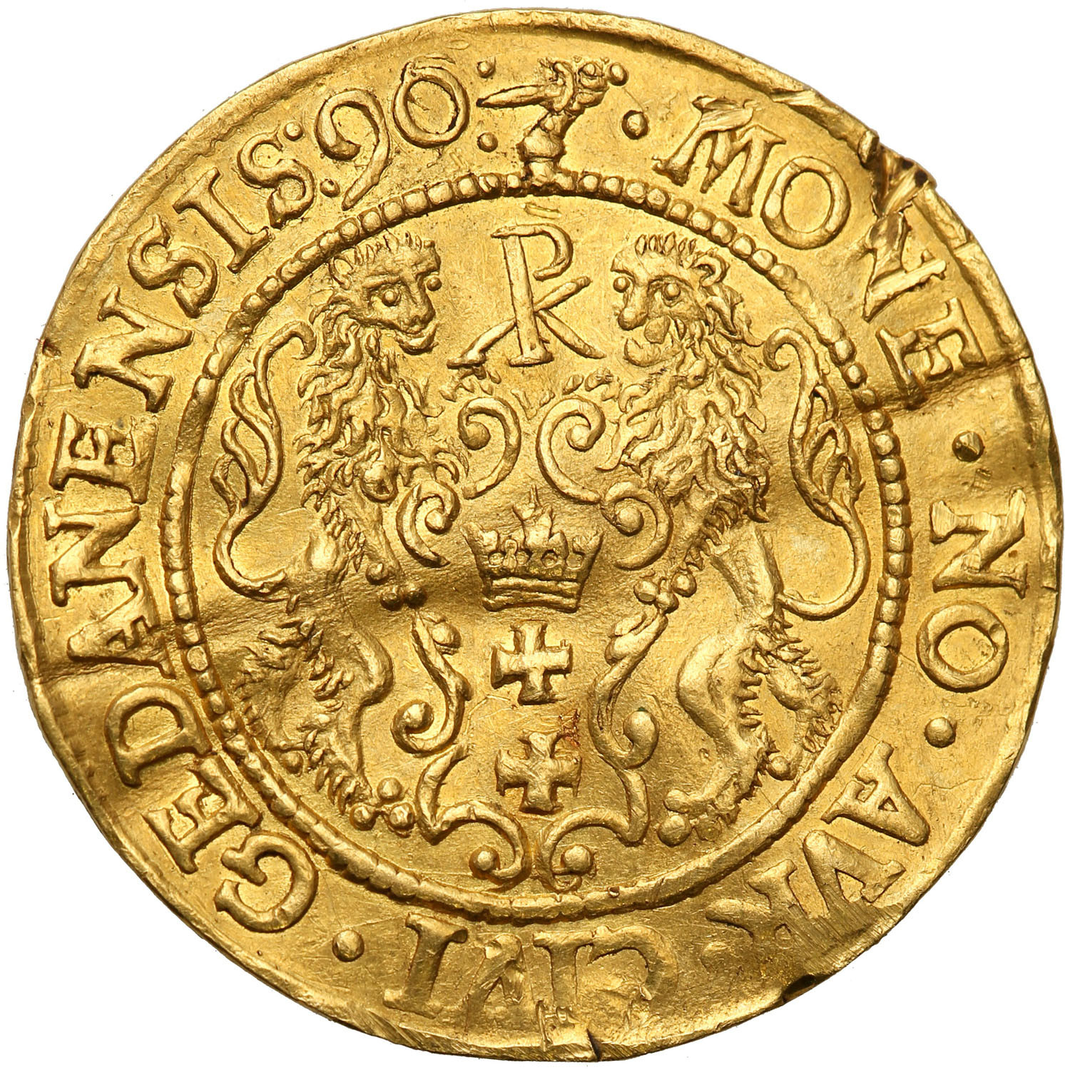 Zygmunt III Waza, Dukat 1590 Gdańsk - RZADKOŚĆ R5